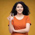 Water, Women, One Woman Only, Drinking, Adult, adult only,  India, Indian ethnicity,